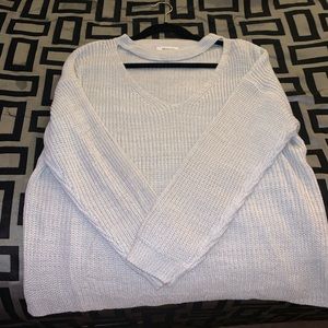 !NEW! Grey Cut-Out Sweater 🤍